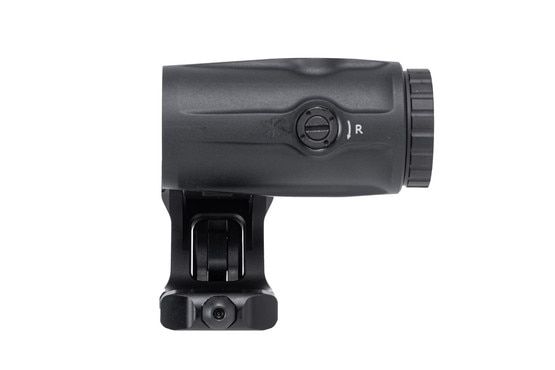 Unity Tactical FAST FTC 4X magnifier with integrated mount.